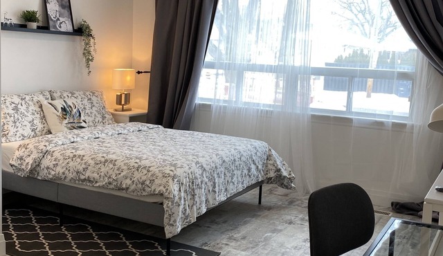 Studio near Pearson Airport and Kipling subway