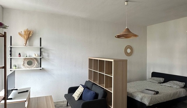 Studio near the center