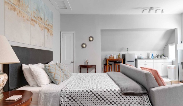 Studio Nest/2Queen beds/2TVs museums/free parking