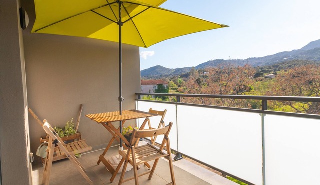 Studio Panorama Montagne Apartment with Mountain View