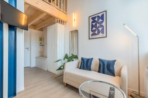 Studio pour deux personnes en mezzanine