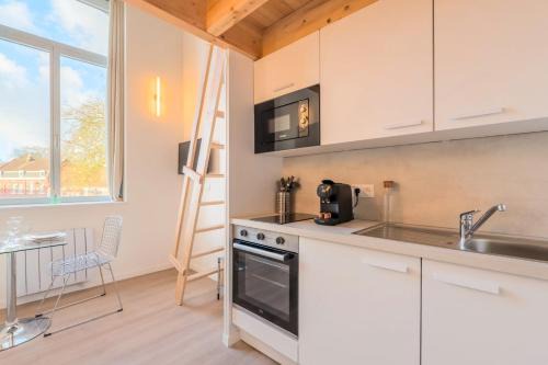 Studio pour deux personnes en mezzanine