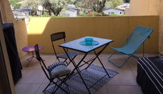 Studio spacieux 4 pers, accès direct plage, parking privé - FR-1-326-593