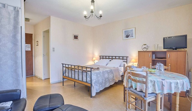 Studio T1 South, Balcony, Pets Welcome, WIFI Included - 2 Pers.