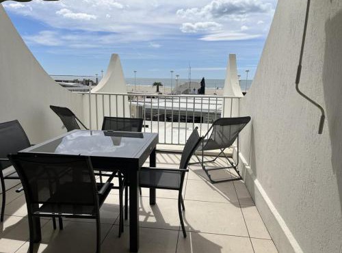 Studio vue mer, climatisation, parking - 4 pers. - FR-1-874-58
