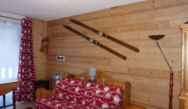 Studio with balcony in Barcelonnette, sleeps 4