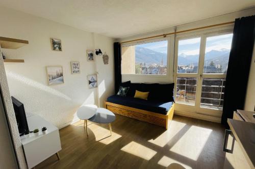 Studio with balcony near the slopes Chantemerle