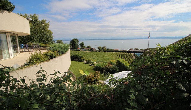 Studio with breathtaking view of Lake Neuchâtel