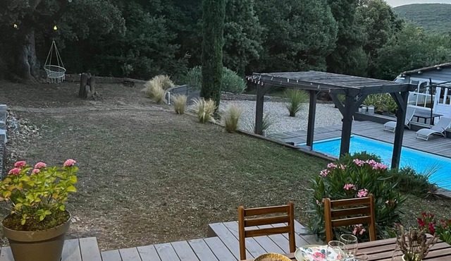 Studio with heated pool near the Gorges de l'Ardèche