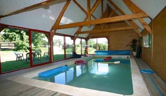 STUDIO with indoor pool in 10 mm DEAUVILLE stud farm