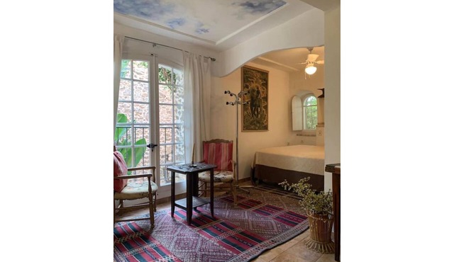Studio with medieval charm