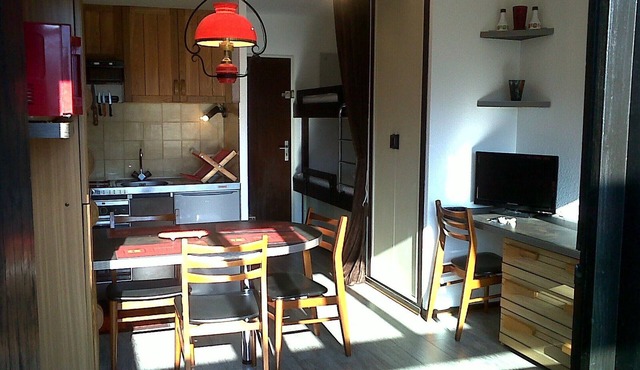 Studio with terrace - Les Brasses ski resort