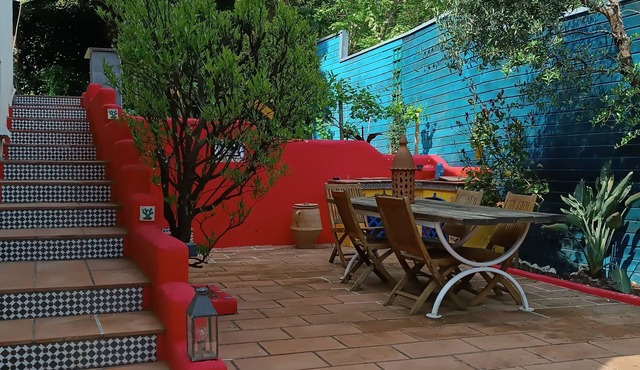 Studio with terrace and garden