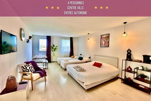 " Studio Zen Lourdes " 4 personnes - Centre Ville