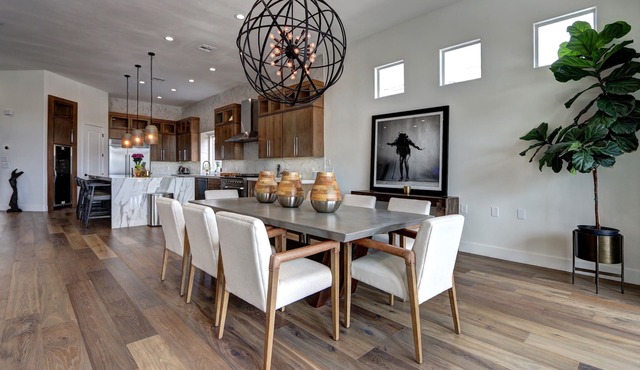 Stunning 1 Story, 3 Bdr W gym w peloton basic dumbells, massage room, Pool & Spa