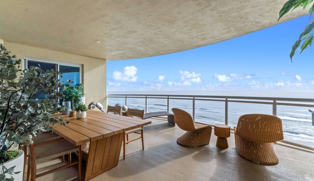 Stunning 3-Bed Oceanfront Condo with Expansive Balcony and Luxury Finishes