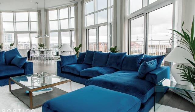 Stunning 3-bed penthouse with breath-taking direct river views in Battersea.