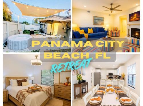 Stunning 4BD Jacuzzi - 4 Min To Beach Panama City