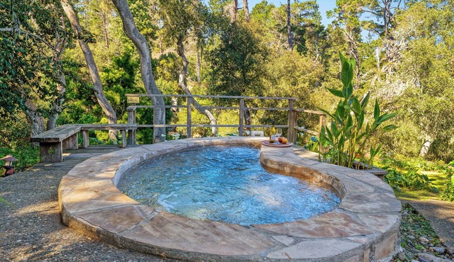 Stunning 5 Acre Carmel Retreat, 2 Hot Tubs, Amazing Location!