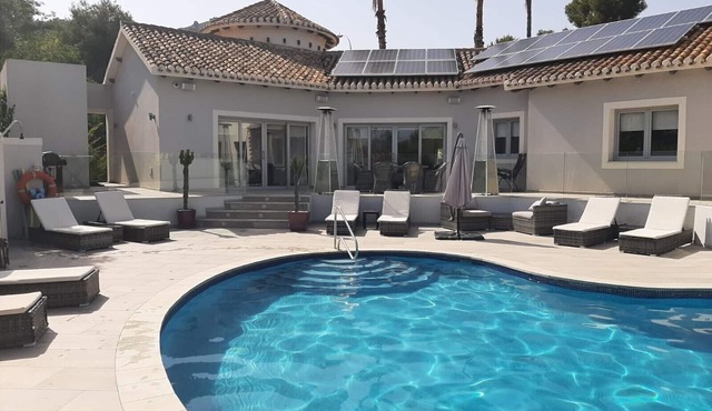 Stunning 6 bedroom villa with private pool. Fully wheelchair accessible.