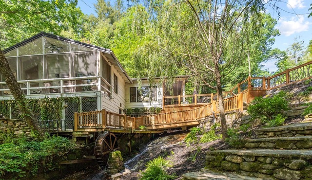 Stunning 7-Acre Peaceful Waterfall Property