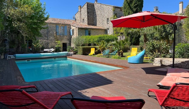 Stunning A/C Fully Renovated 18th c House w/heated Pool in traditional village