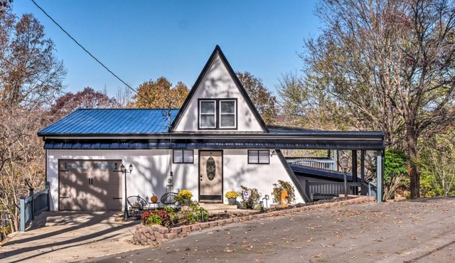 Stunning A-Frame Retreat with Spacious Deck!