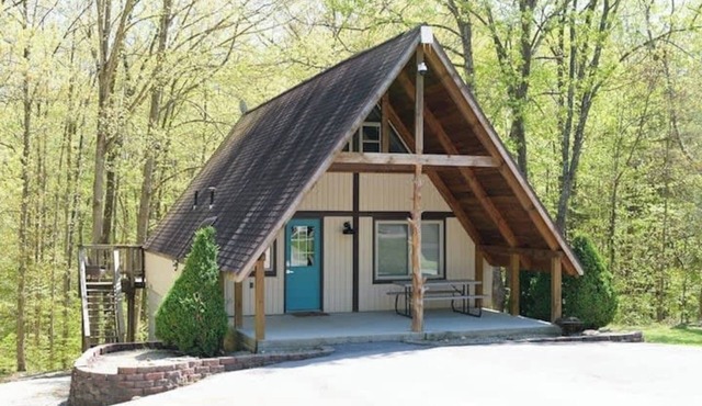 Stunning Aframe Cabin with Deck