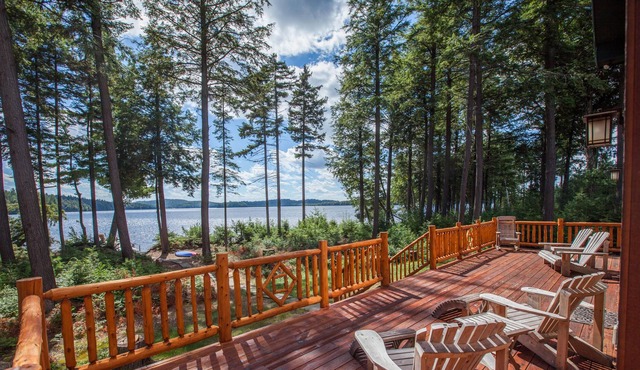 Stunning and Private Waterfront Home on Upper Saranac Lake