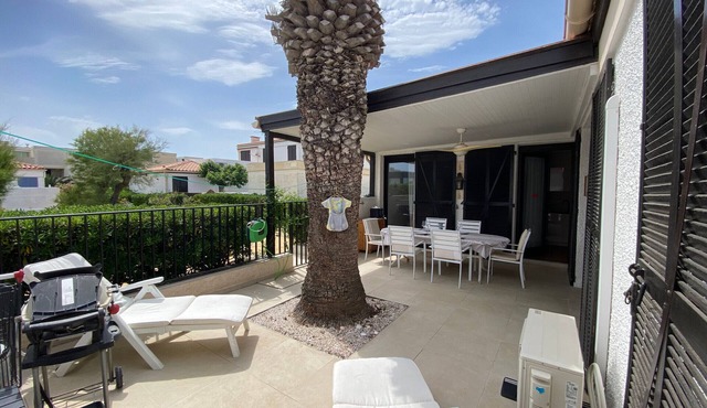 Stunning Beachfront Villa T3, A/C, 6 Guests, Parking, Terrace, Family-Friendly