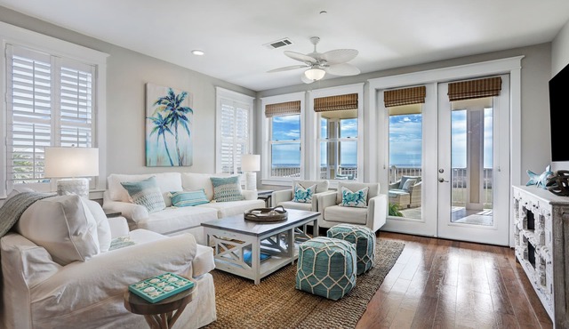 STUNNING BEACHFRONT WITH TRIPLE WATER VIEWS OF OCEAN, LAKE, BAY!