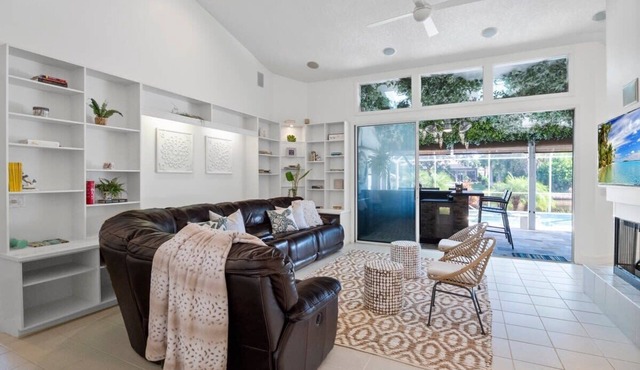 Stunning Canal Home w/Pool, Spa, Dock & Tiki Bar