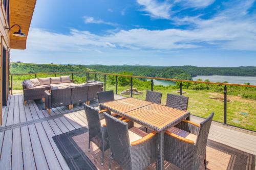 Stunning Celina Home with Hot Tub, Views and Fire Pit!