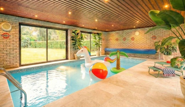 Stunning city home with indoor pool & cinema room