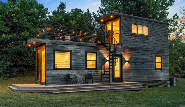 Stunning Container Home with Rooftop Terrace