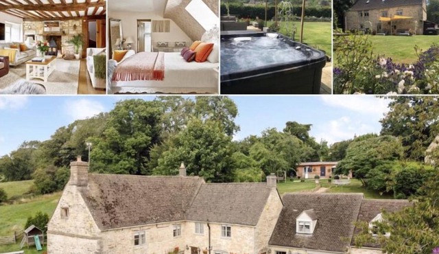 Stunning Cotswold Retreat - Cotswold Valley view Manor - sleeps upto 20