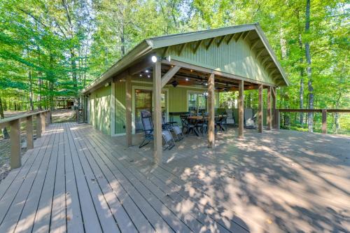 Stunning Culloden Cabin with Deck and Creek View!