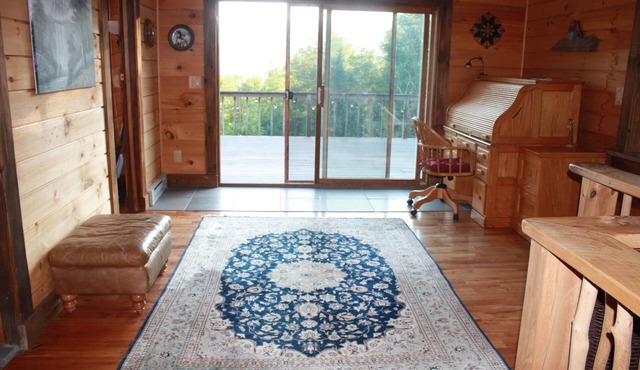 Stunning Custom Built Lodge on Secluded Streamside Acreage w/Breathtaking Views