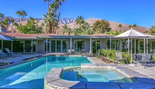 Stunning, dog-friendly home with central AC, W/D, and private pool & pool spa