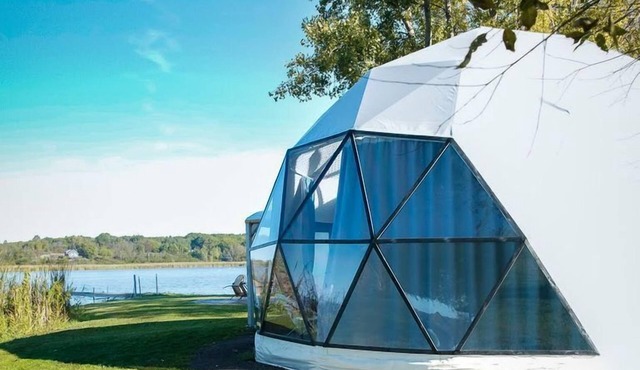 Stunning Dome on the Bay of Quinte for an Unforgettable Glamping Getaway near Deseronto, Ontario