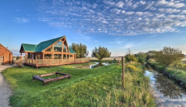 Stunning Driggs Retreat w/Private Hot Tub & Pond!