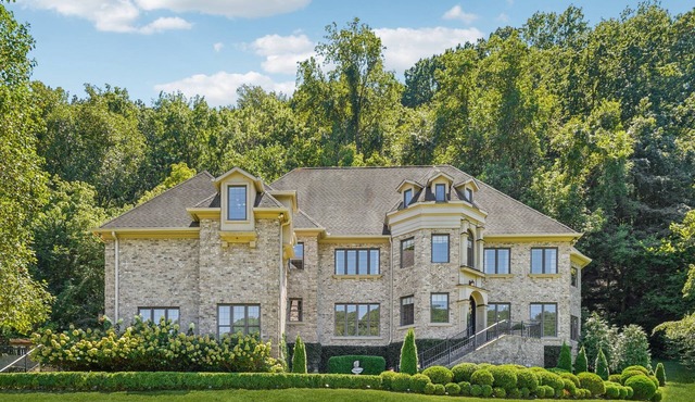 Stunning European Estate in Franklin, TN - Luxury Interior, Views, Security Gate
