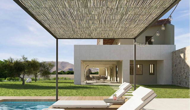 Stunning 'Finca Clos' with Mountain View, Private Pool, Garden, A/C & Wi-Fi