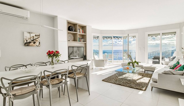 Stunning renovated penthouse apartment with panoramic seaview and big terrace