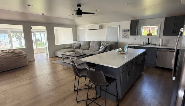 Stunning fully remodeled 3 bedroom, 2 bath house directly on North Sandy Pond