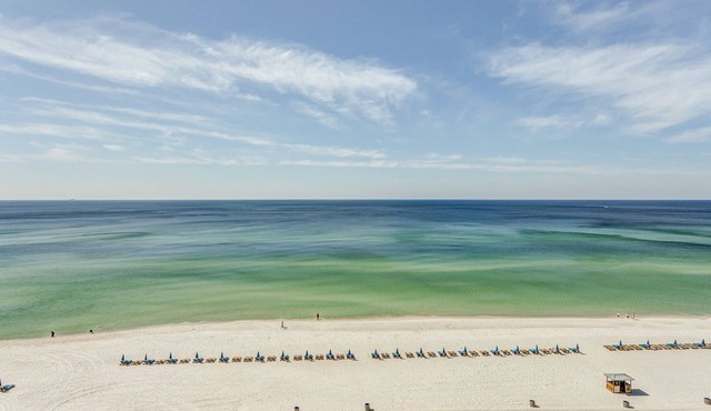 Stunning Gulf Views on Extra Large Balcony of 2BR/2BA Condo! Open June 7-14th!