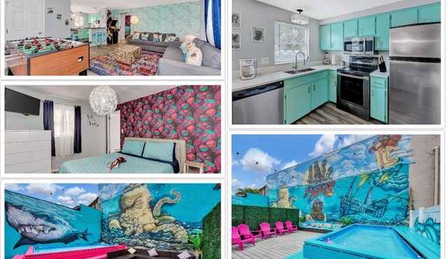 Stunning Haven: 2 Pools & Hot Tubs ~ Walk to Beach
