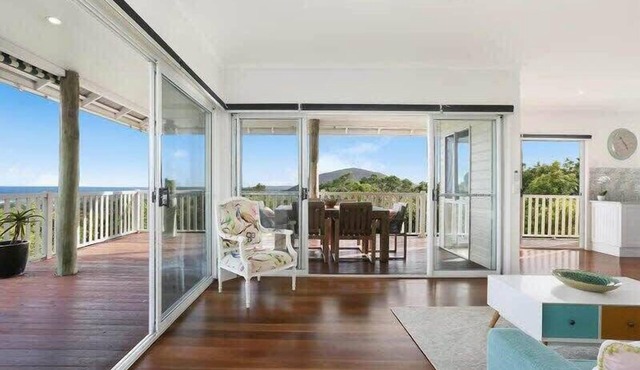 Stunning Home Amongst Forest with Ocean Views