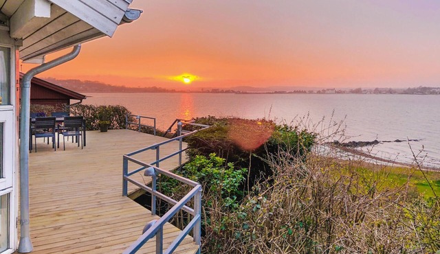 Stunning home in Haderslev with house sea view