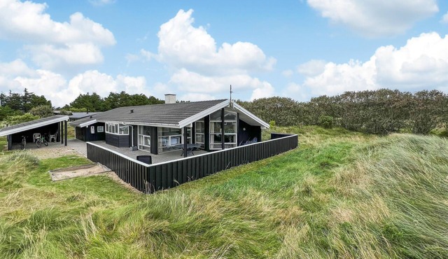 Stunning home in Henne with sauna